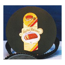 Moule à tarte en acier bleui (Cannelé - fond amovible)