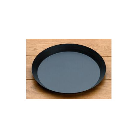 Moule à tarte en acier bleui (Lisse - bord évasé 3cm)