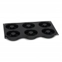 Moule flex pour 6 donuts