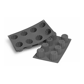 Moule flex pour 8 mini- cannelés