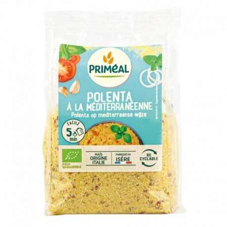 Polenta bio à la méditerranéenne